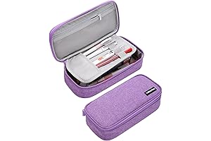 YOKUMA Pencil Box with Zipper: Expansive Storage for Your Writing Essentials