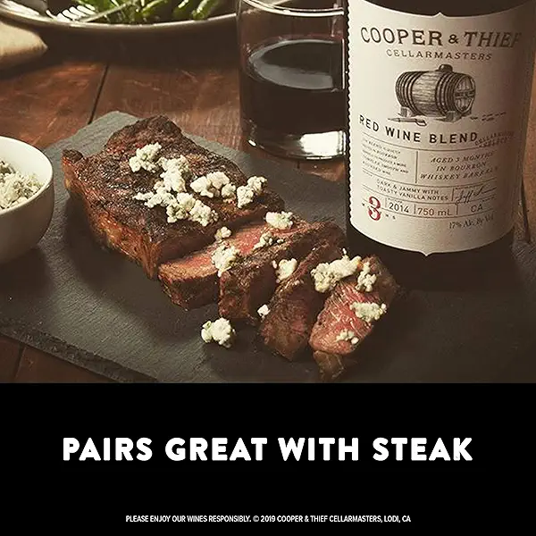 Cooper and Thief Bourbon Barrel Aged Red Blend Red Wine, 750 mL Bottle 8