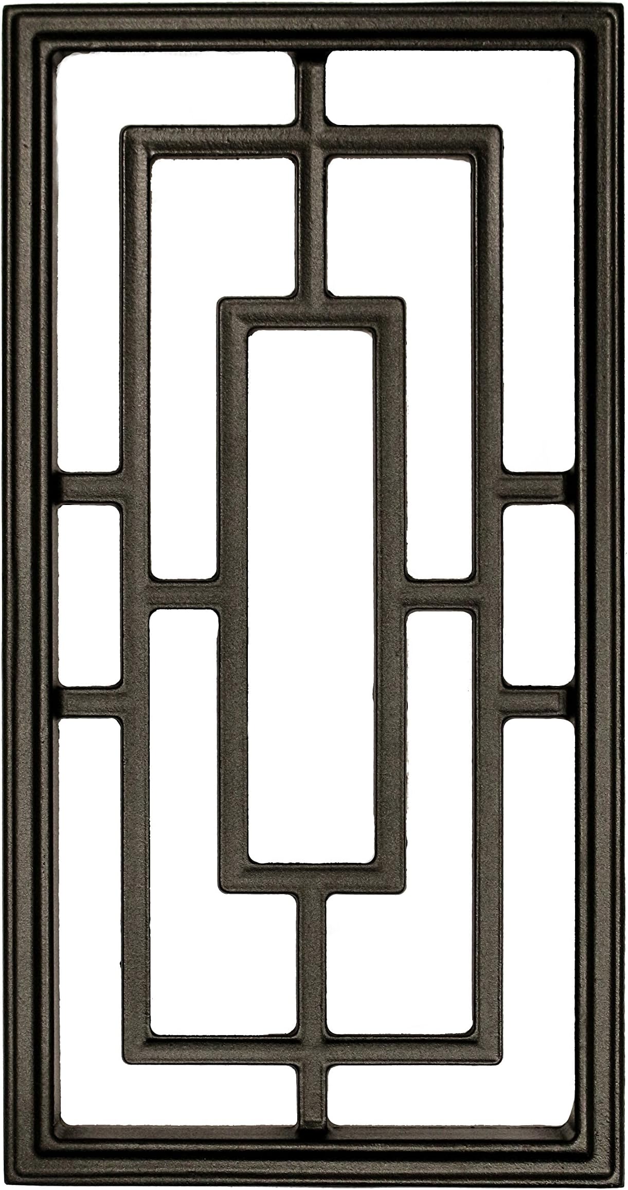 Nuvo Iron Decorative Insert for Fencing, Gates, Home, Garden - Rectangle, 17"