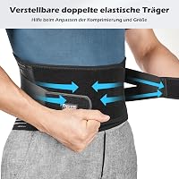 FREETOO Hátbrace Támasztékokkal, Állítható Pánt és Légáteresztő Anyag, Munkavédelemhez és Tartáskorrekció 3