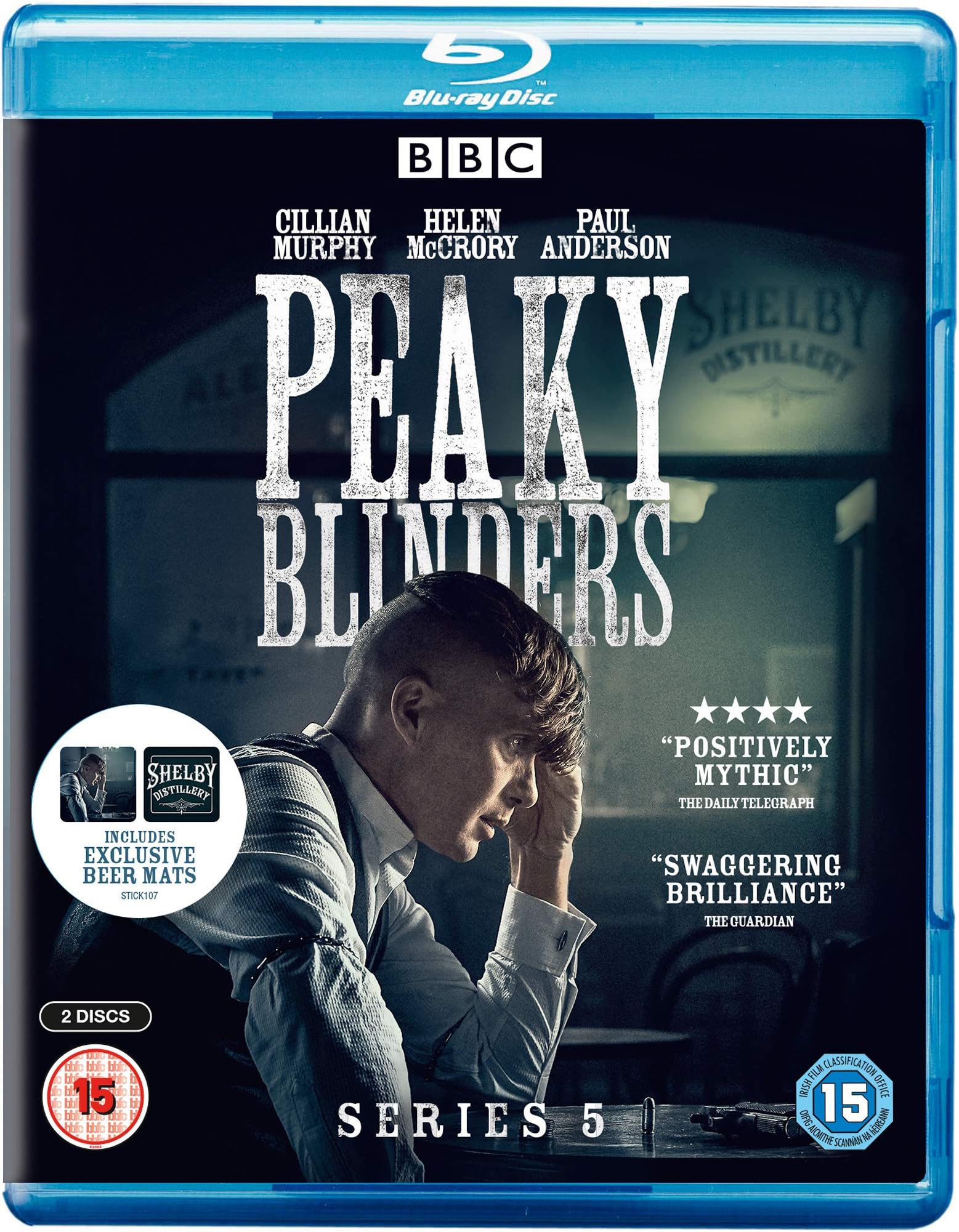 Peaky Blinders - Series 5 (includes 2 Beer Mats) [Blu-ray] [2019]