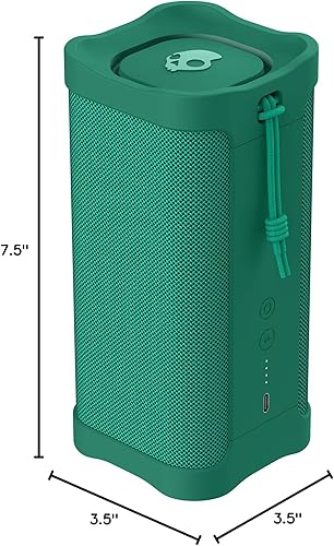 Miniatura 9 de Terrain XL Altavoz Bluetooth inalámbrico - IPX7 impermeable altavoz portátil, batería de 18 horas, muñequera de nailon, verdadero estéreo inalámbrico