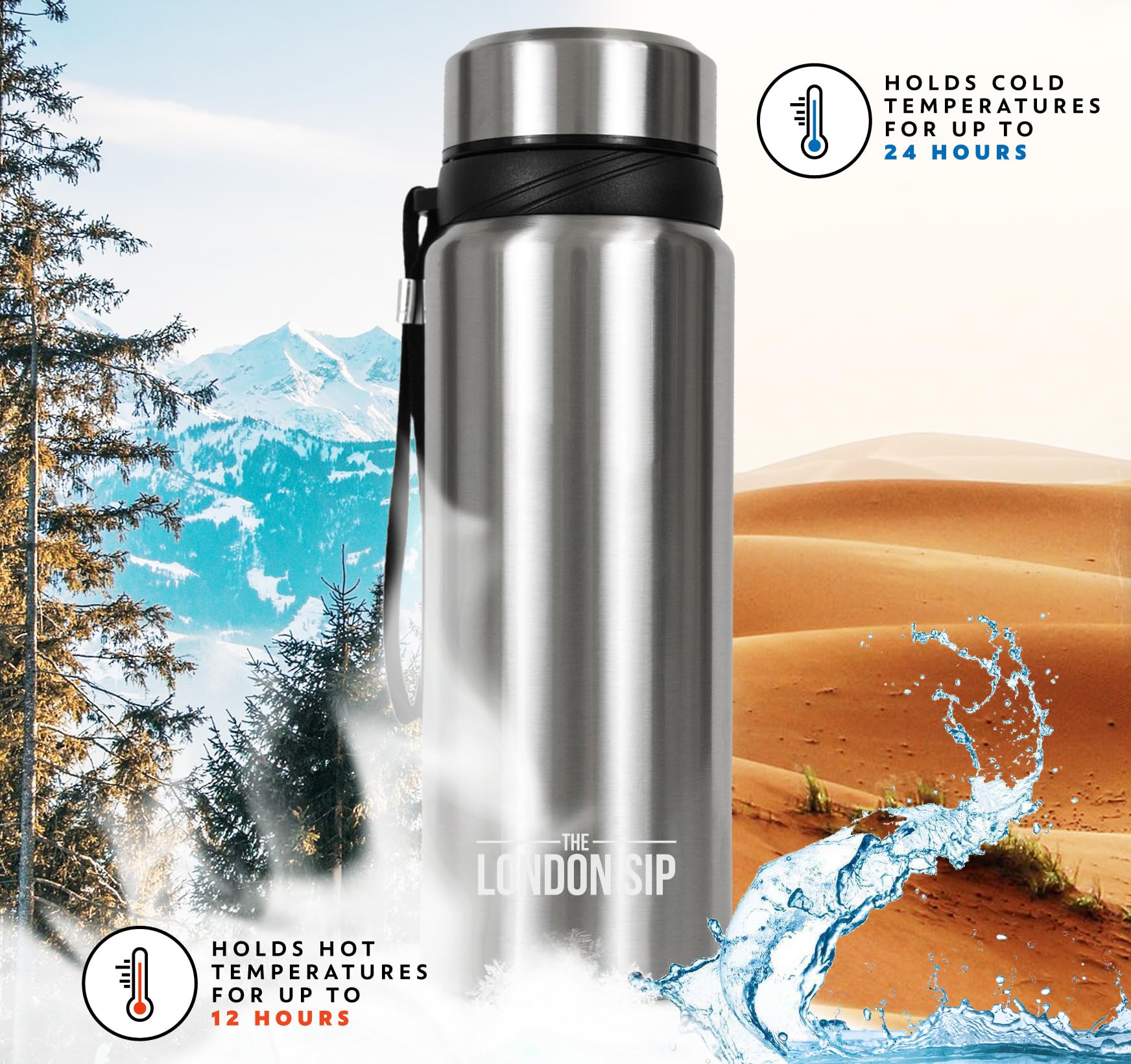 Amazon.com: The London Sip 25 oz Multi-Function Travel Mug and
