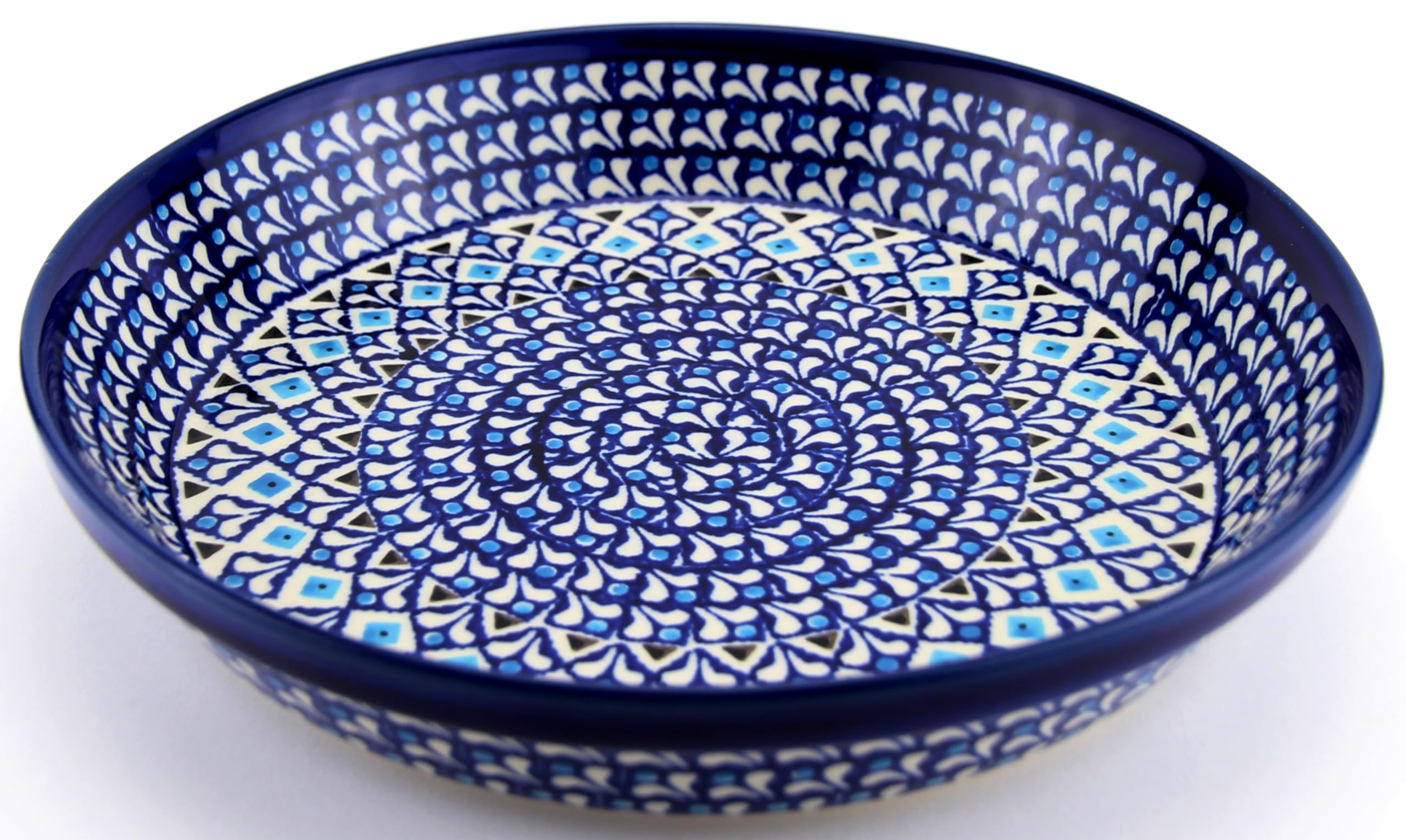Polish Pottery Dish Pie Plate 10