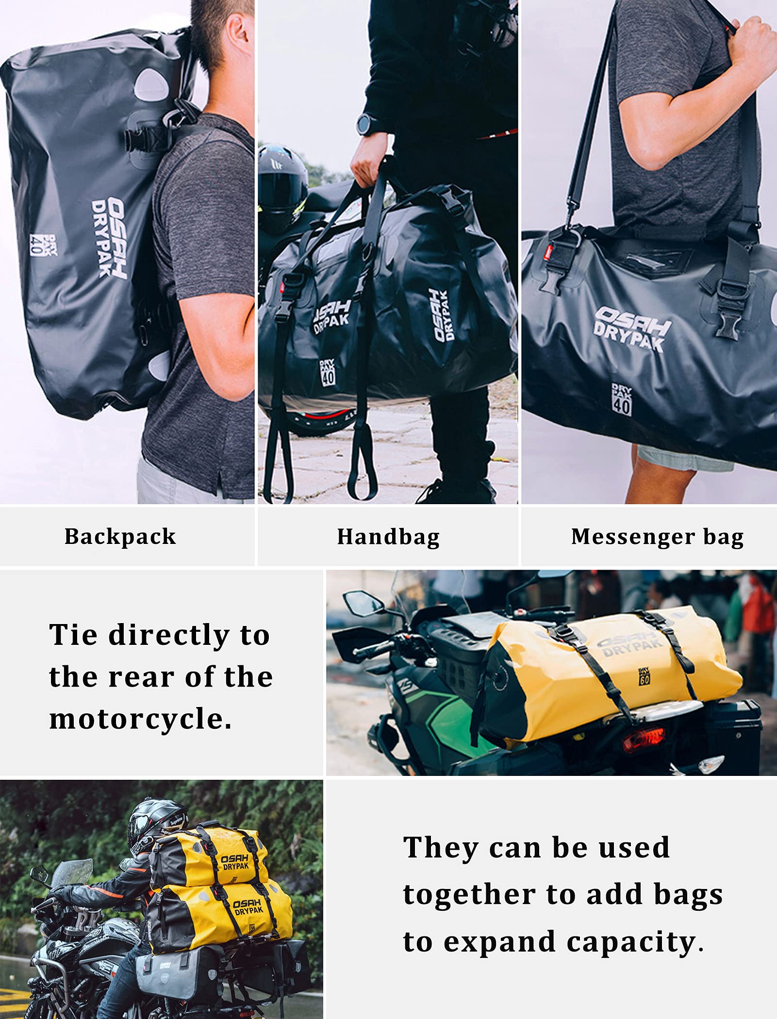Buy SALVS Waterproof Duffle Bag 50L Dry Bag Keep Valuables Safe While