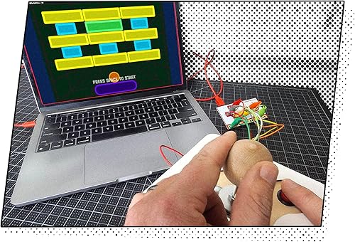 Miniatura 5 de Makey Makey Paquete de inicio de lanzamiento de Invención de joystick retro