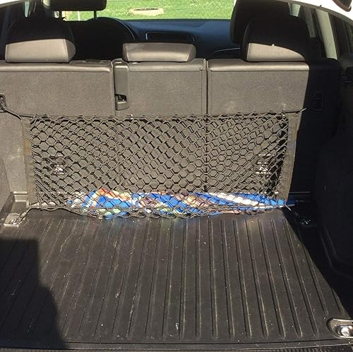 Miniatura 1 de Red de carga organizadora de maletero de asientos traseros para Audi Q8 SQ8 2019-2023  Red de carga estilo sobre para SUV  Organizador de maletero