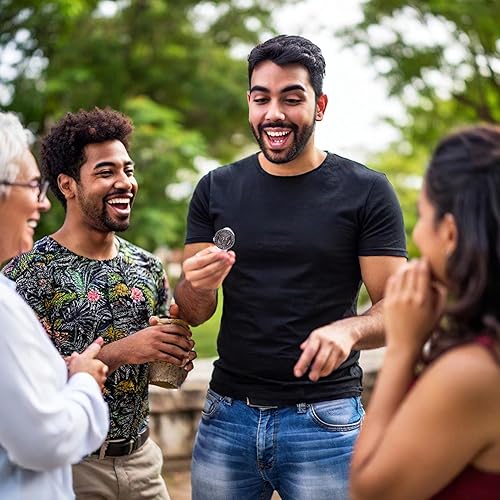 Miniatura 8 de Hat Trick Magic - Ilusiones de monedas para principiantes, intermedios, ilusionistas profesionales - desaparecer, teletransportar, transformar las