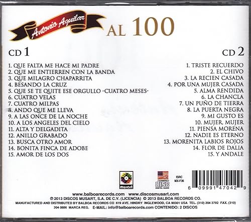 Miniatura 2 de Antonio Aguilar Al 100 2CD Con Banda