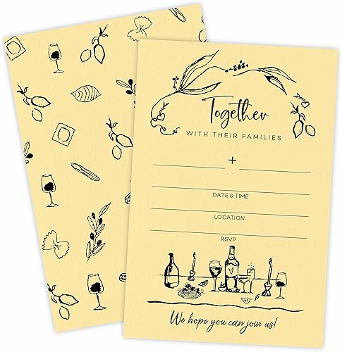 Invitaciones de boda minimalistas, 25 bocetos temáticos de invitaciones de boda con sobres, invitaciones de estilo de relleno de doble cara para Mr disponible en Yaxa Venezuela