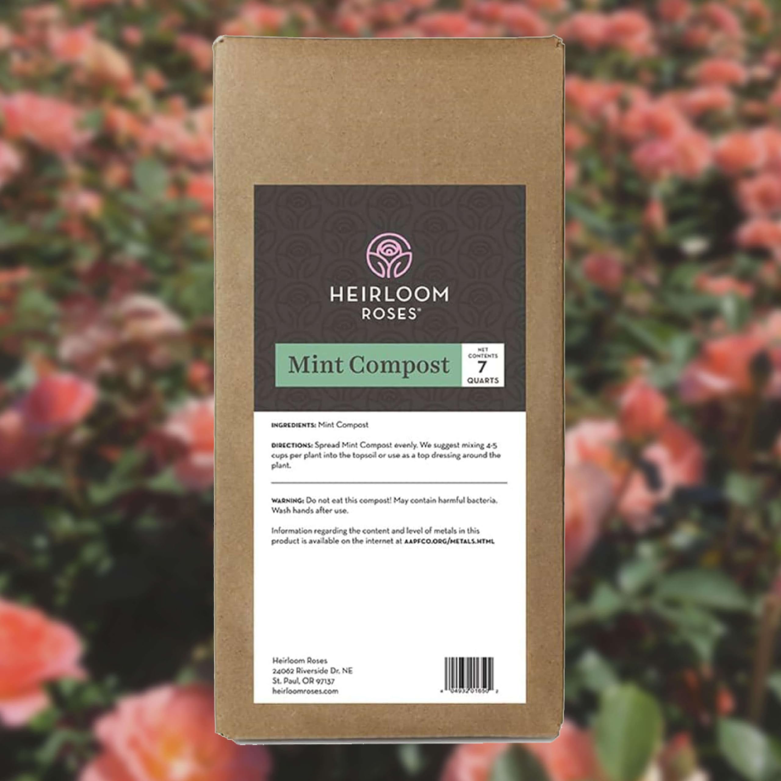 Heirloom Roses Mint Compost