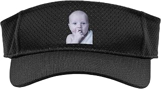 Funny Internet Meme Baby Photo Cute Infant Humor Meme Viral Sport Sun Visor