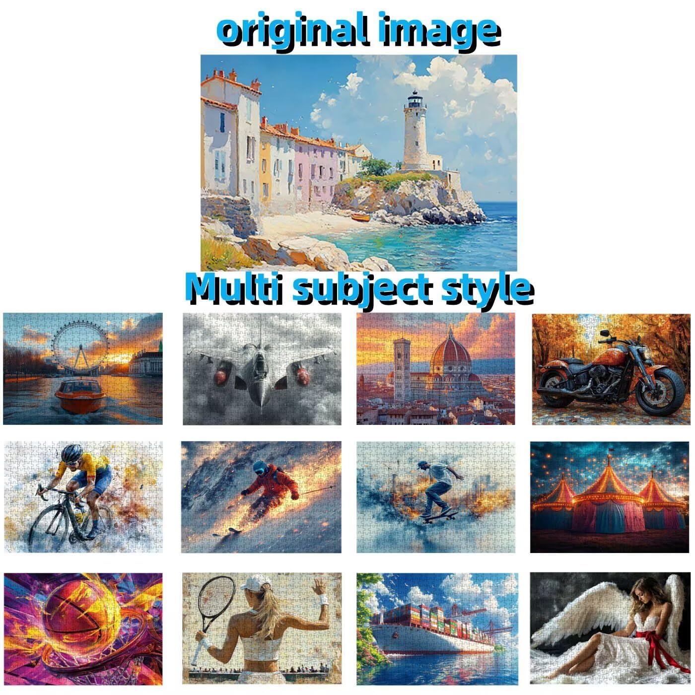 Puzzle 5000 sztuk, reflektor logiczny 5000 sztuk dla dorosłych 160 x 105 cm, drewniane puzzle architektura wykwintne opakowanie w papierowym pudełku, przenośna torba siatkowa na prezent dla mężczyzny