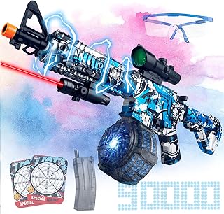 Large Gel Splat Blaster with 90,000, Automatic Gel Splat Blaster for Activities Outdoor Game