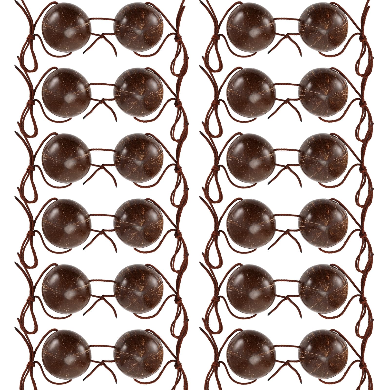 View 1 of Shyyween Coconut Bra with Cord - 12 Pcs Brown