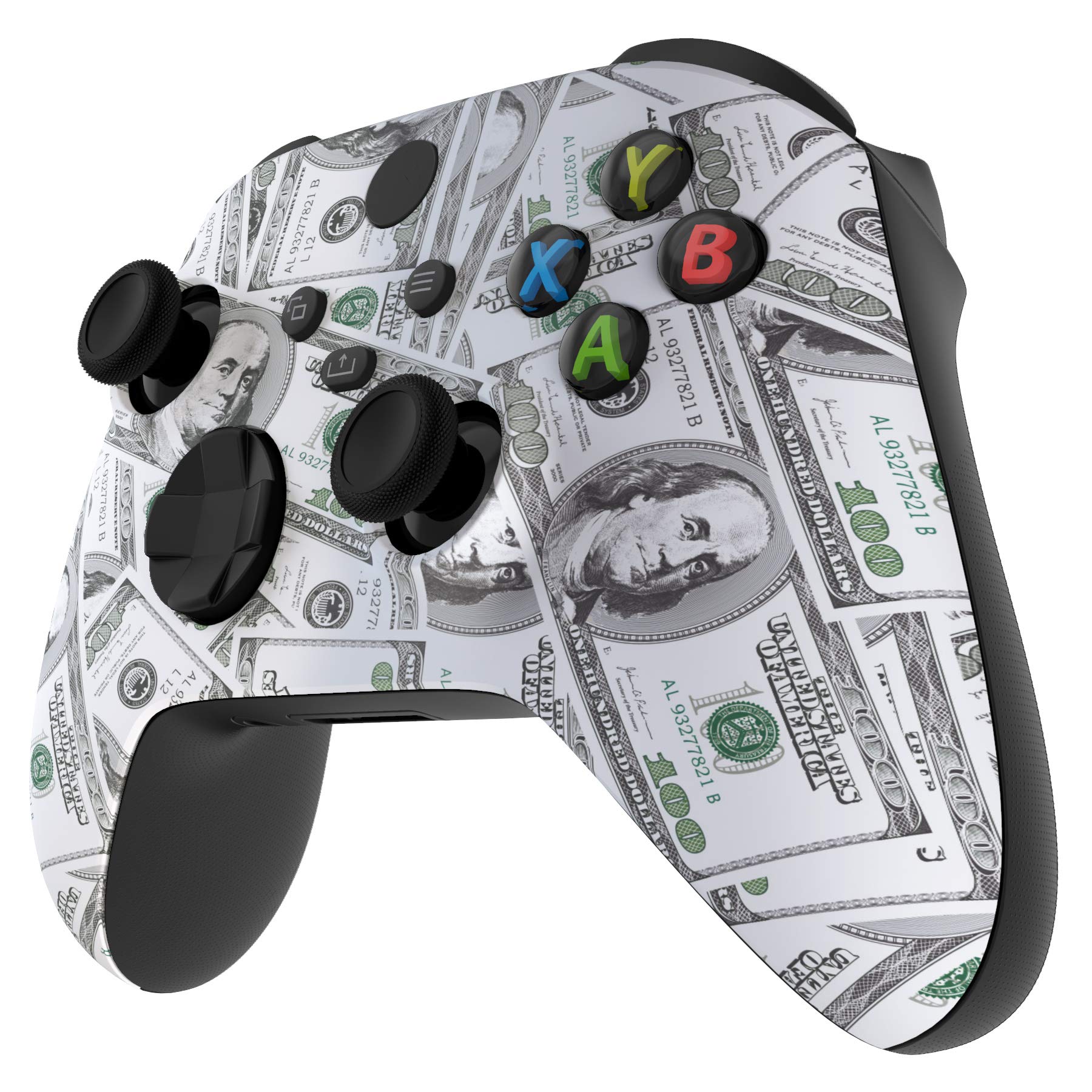 eXtremeRate Custom Shell for Xbox Series X & S Controller - Revitalize Your Controller - Green Weeds Replacement Cover Front Housing Cover for Xbox Core Controller Wireless [Control NOT Included] - 5