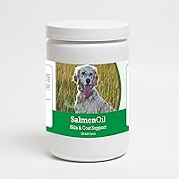 Vista 432 de Healthy Breeds Golden Retriever - Aceite de salmón masticable suave, 90