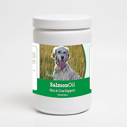 Miniatura 432 de Healthy Breeds Golden Retriever - Aceite de salmón masticable suave, 90