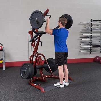 Body-Solid Corner Leverage Gym with and Without Weight Bench - Multi-Function Workout Station for Squats, Pull-Ups, Deadlifts & More...