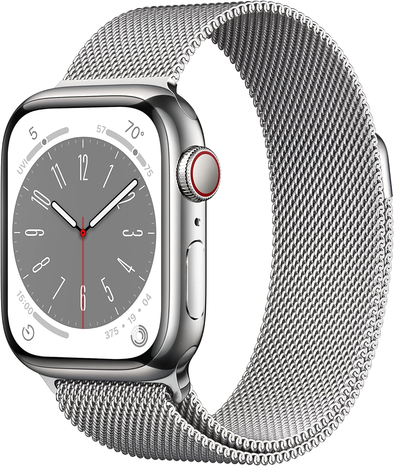 Amazon.com: Apple Watch Series 8 [GPS + Cellular, 41mm] - Silver