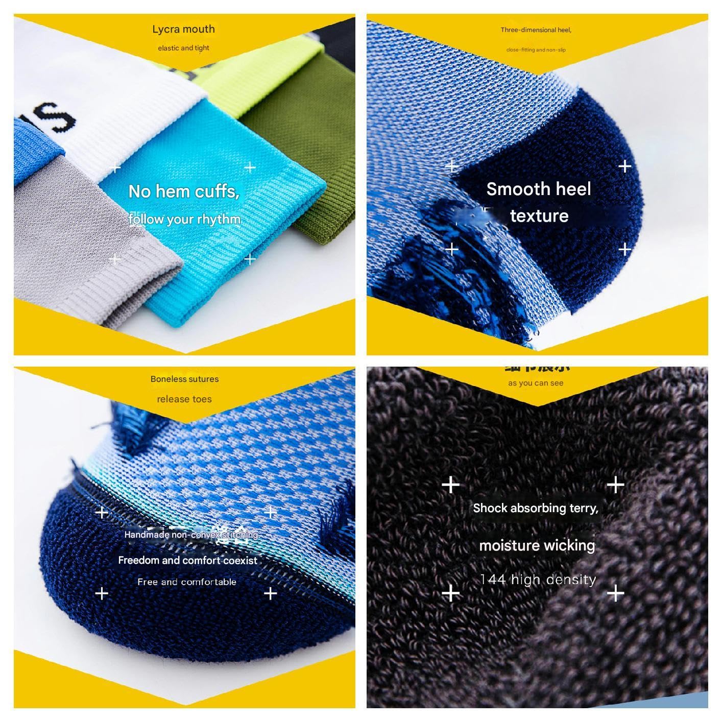 Skarpety męskie i damskie antypoślizgowe skarpety do badmintona skarpetki do badmintona Bottom Dezodorant Outdoor Sports Socks męskie i damskie prezenty-kobiece Tiansan