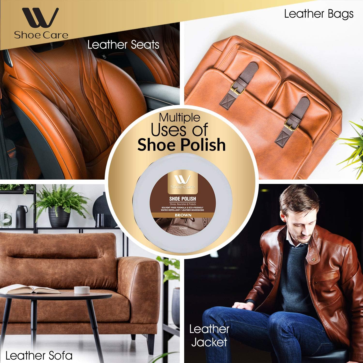 can i use shoe polish on a leather couch
