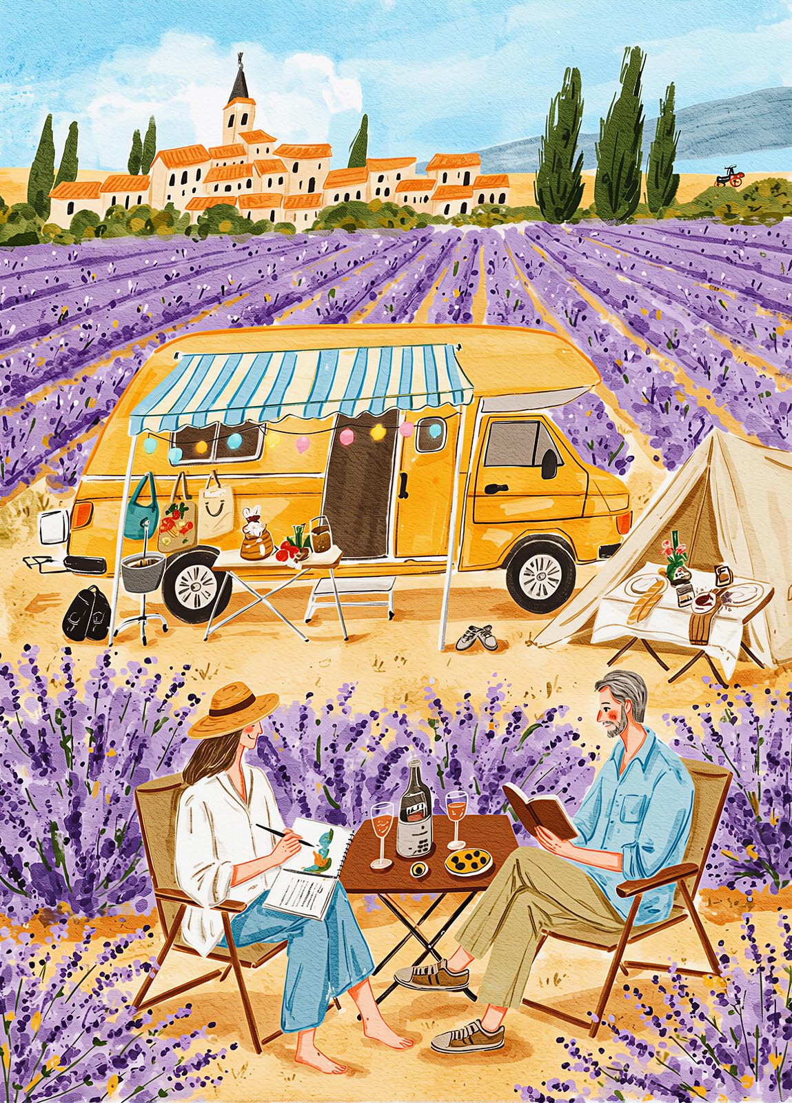 Provence Days 1000 Piece Jigsaw Puzzles for Adults