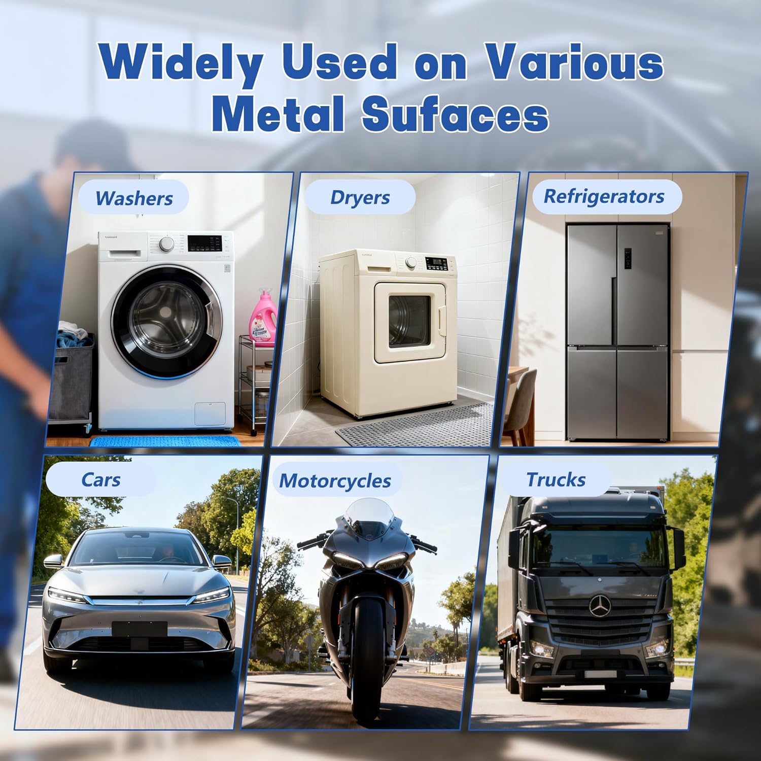 Car Dent Puller Kit, 140 PCS Paintless Dent Removal Kit with T-bar Dent Puller, Bridge Puller, Dent Lifter, Suction Cup Puller. Dent Remover Tool for Car Dents, Hail Damage, Door Ding Repair