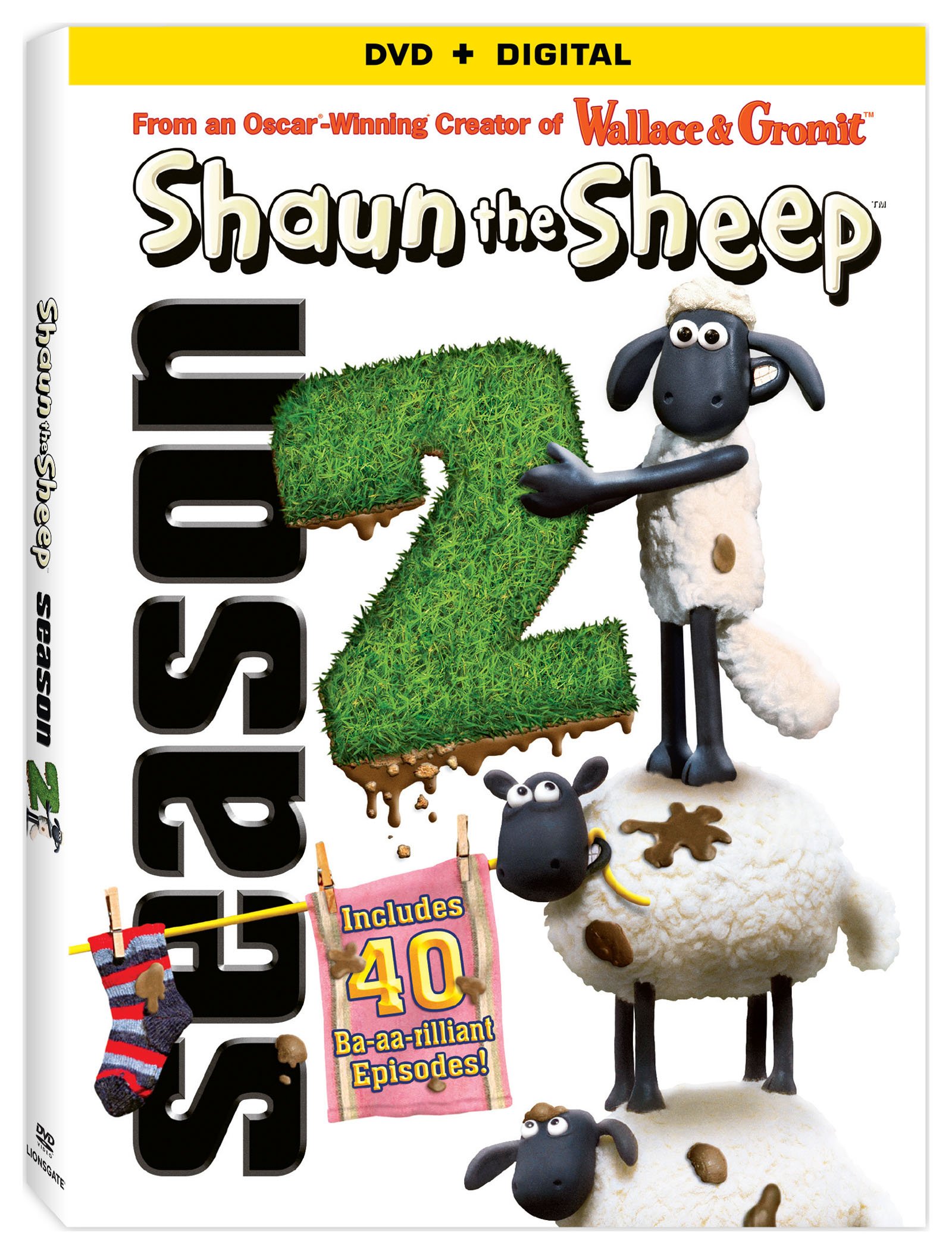 Shaun the Sheep Season 2 DVD ideal para tardes de risas y entretenimiento familiar en casa