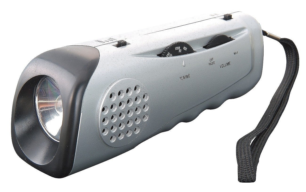 Amazon.co.jp: 防犯・防災 AM/FMラジオ&サイレン付懐中電灯 : スポーツ