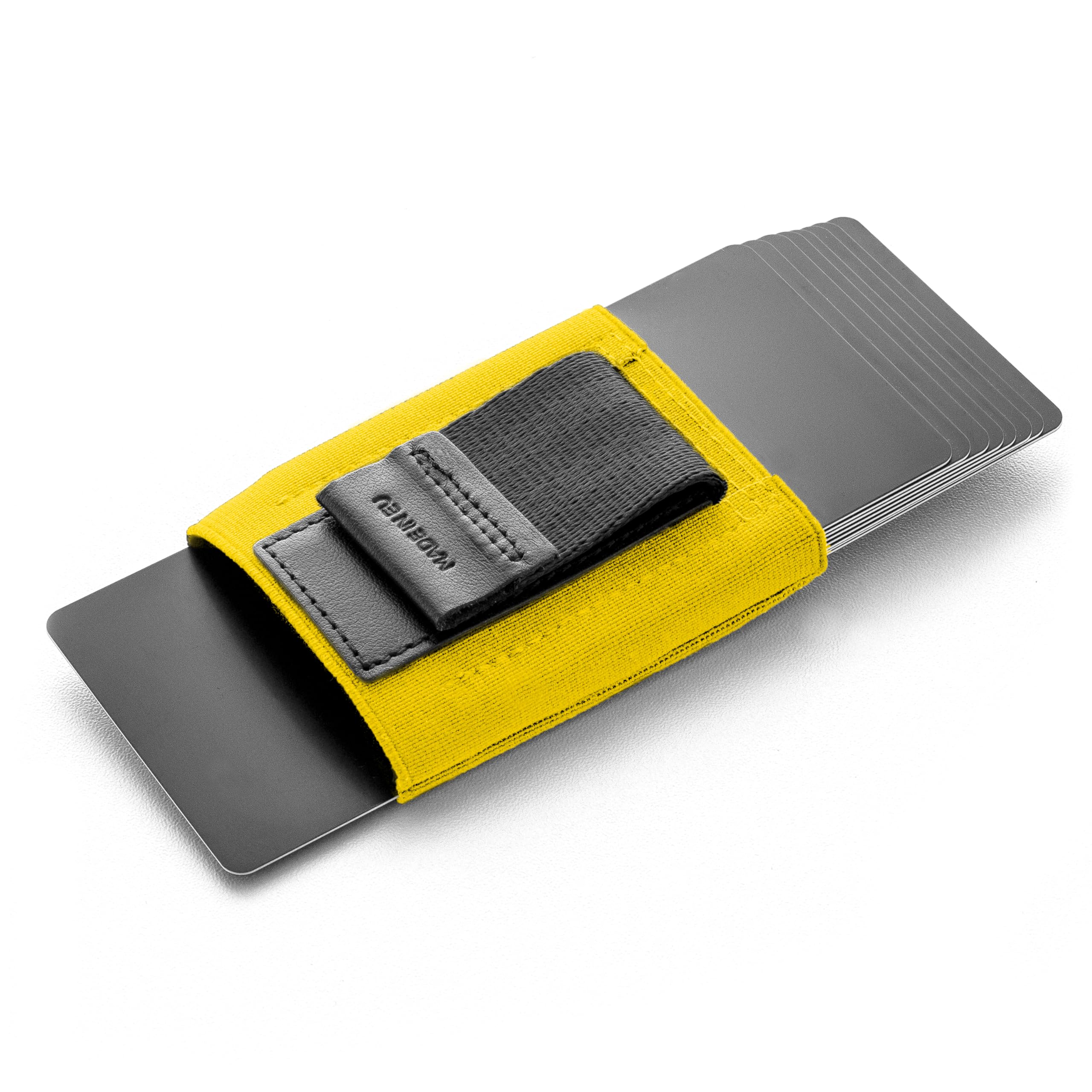 Jaimie Jacobs Borussia Dortmund X Nano Boy Mini Wallet BVB Fanartikel kleine Geldbörse aus Textil, Kartenetui für Herren und Damen (BVB Schwarzgelb)