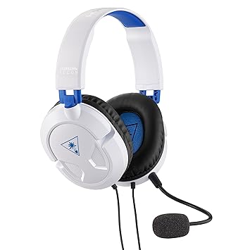 Turtle Beach Ear Force Recon 50P White Stereo Gaming Headset - PS4 and Xbox One (compatible w/ Xbox One controller w/ 3.5mm headset jack) - PlayStation 4