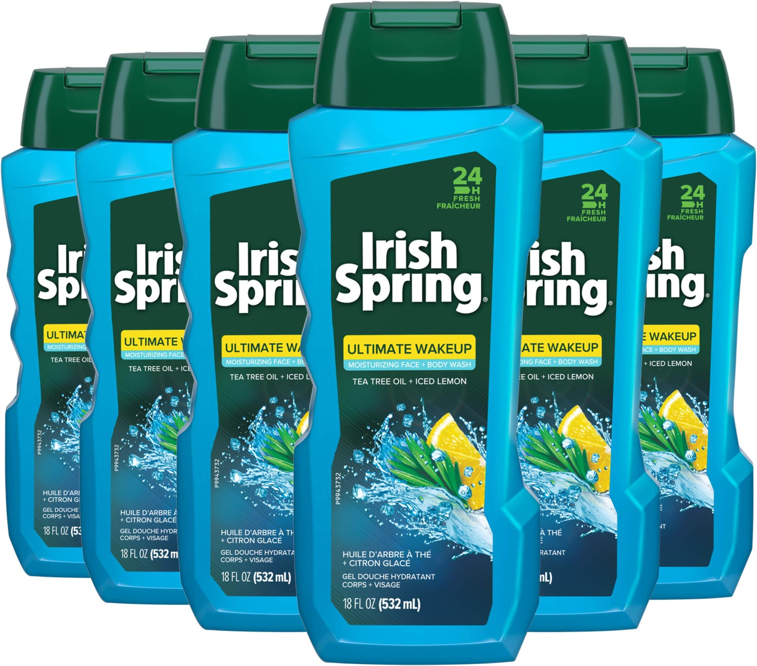 Irish Spring Gear Men's Body Wash, Exfoliating Clean with