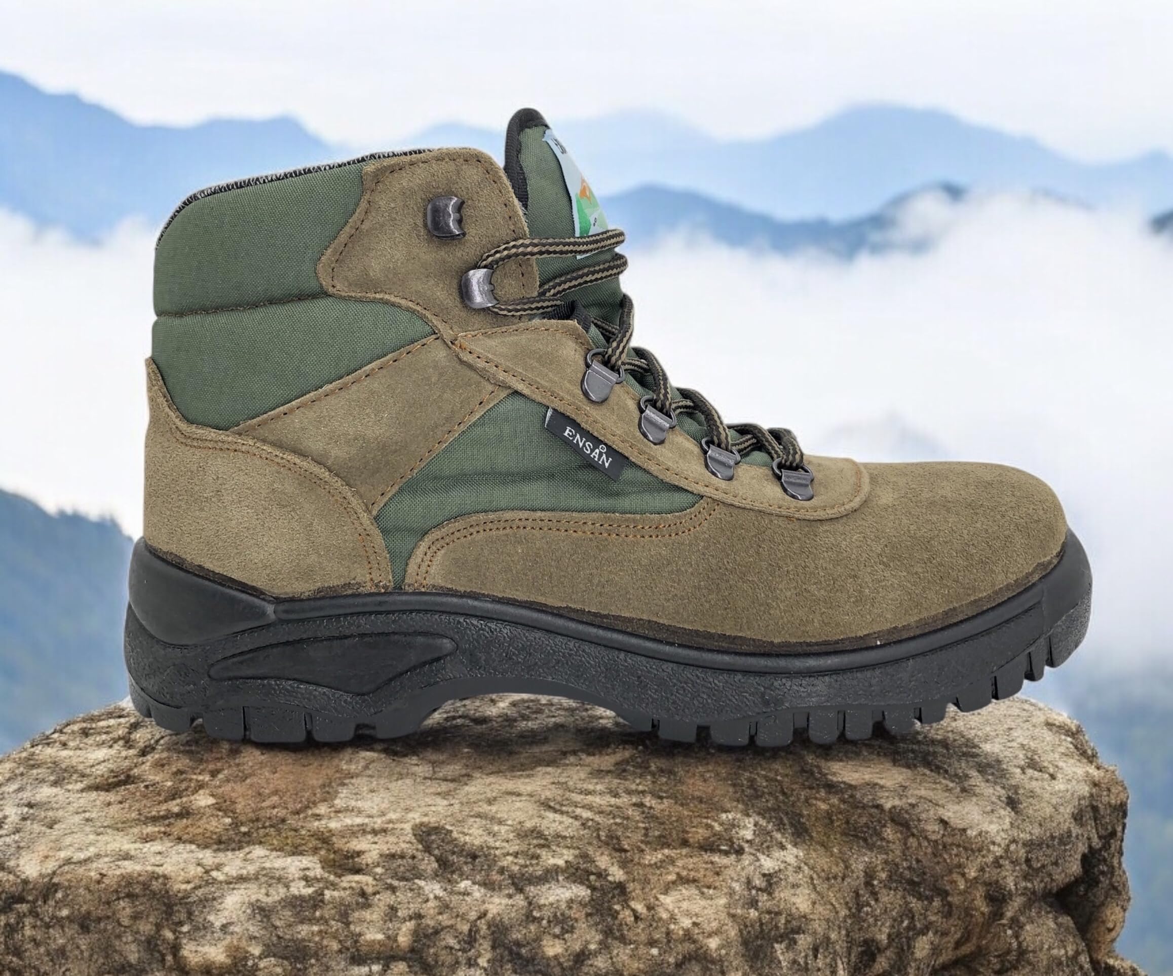 J. Ruiz calzados JR - Botas de Montaña Senderismo - Bota Trekking de Serraje - Bota Unisex - Diseñadas para Practicar Deporte al Aire Libre - Agarre 100%. Fabricado en España.