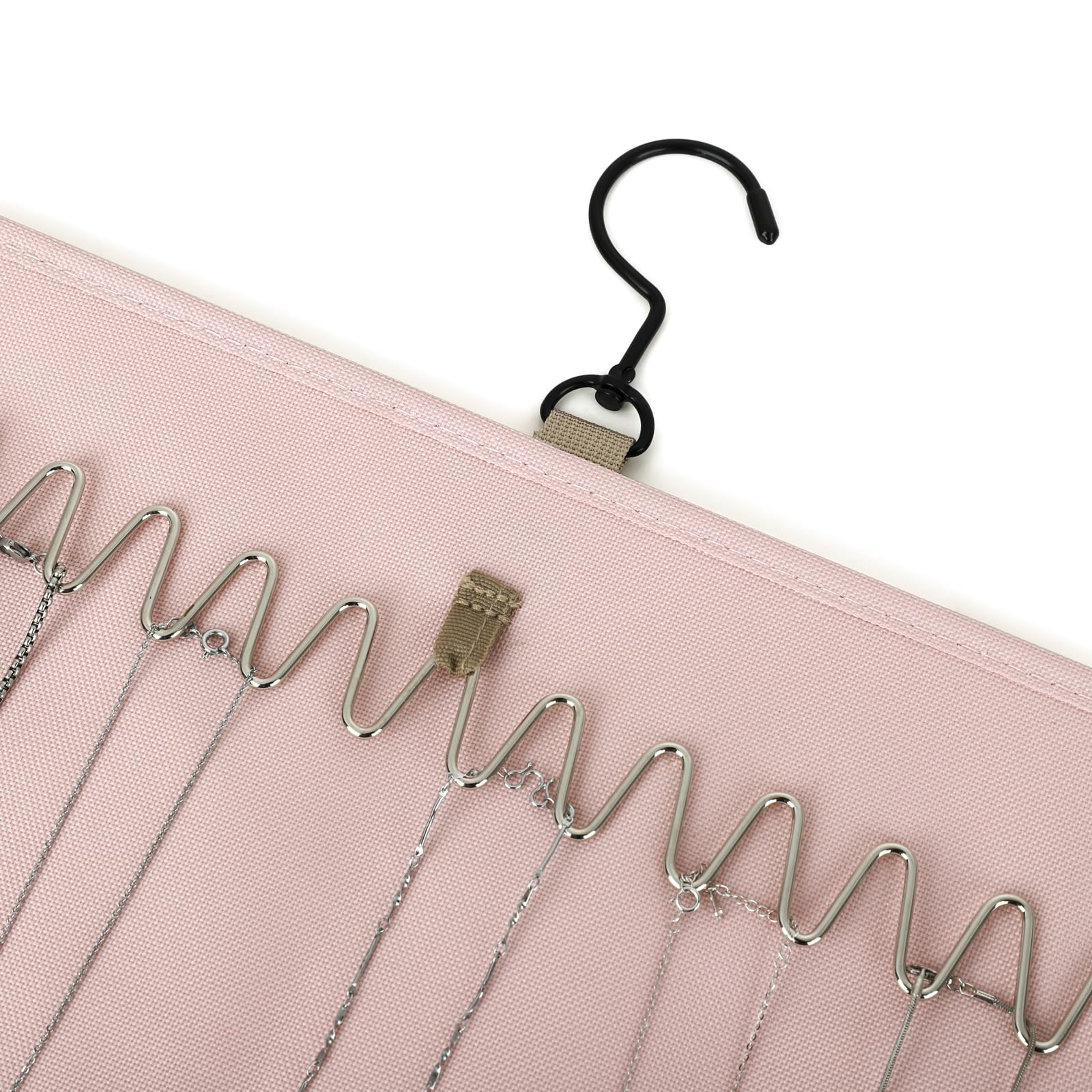 Organizer Appendibile Per Gioielli BAGSMART - Doppia Faccia, Con Gancio Metallico, Per Orecchini, Collane, Anelli - Foto 10