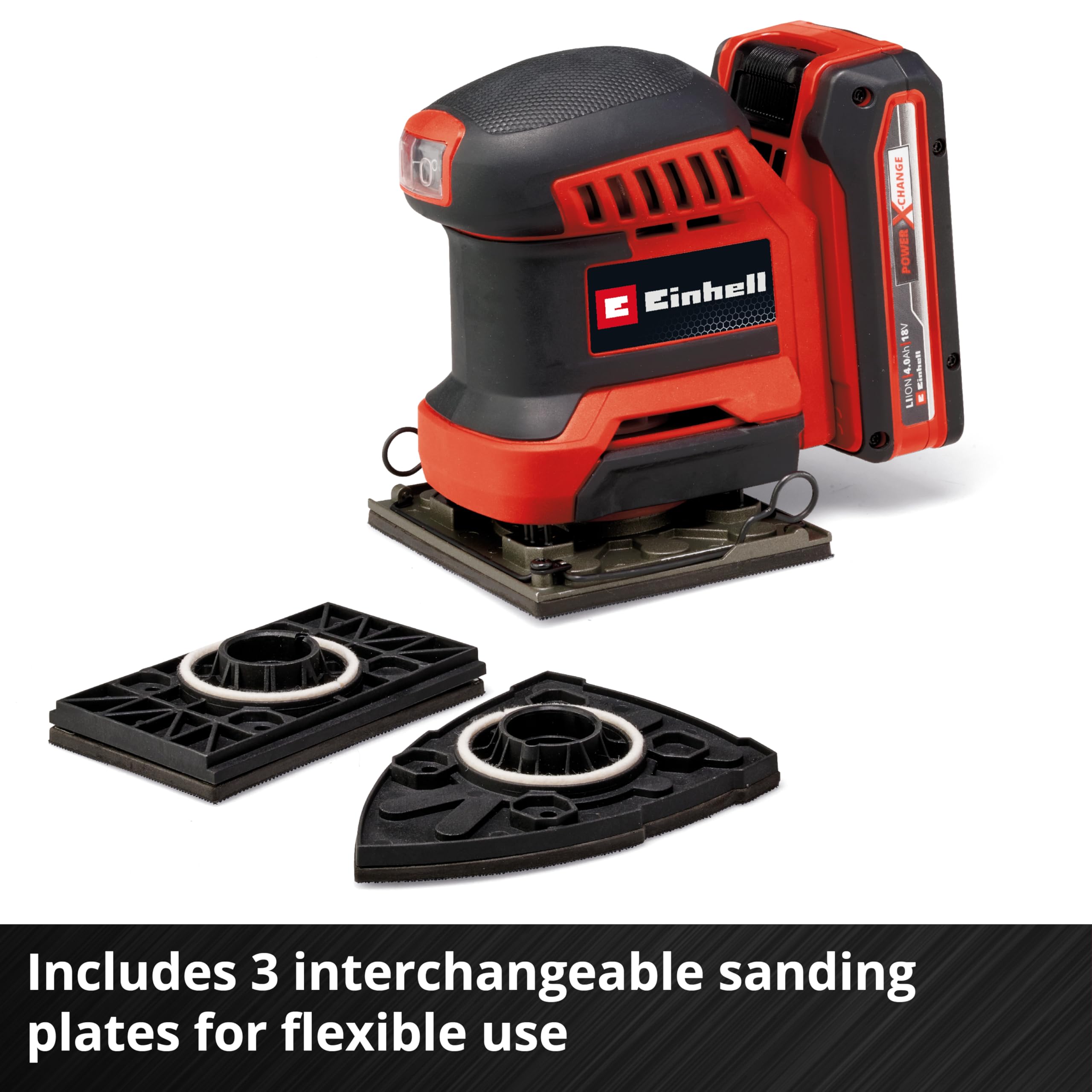Einhell TE-OS 18/113 Akumulatorowa szlifierka oscylacyjna 18 V Li-Solo Power X-Change 1,8 mm