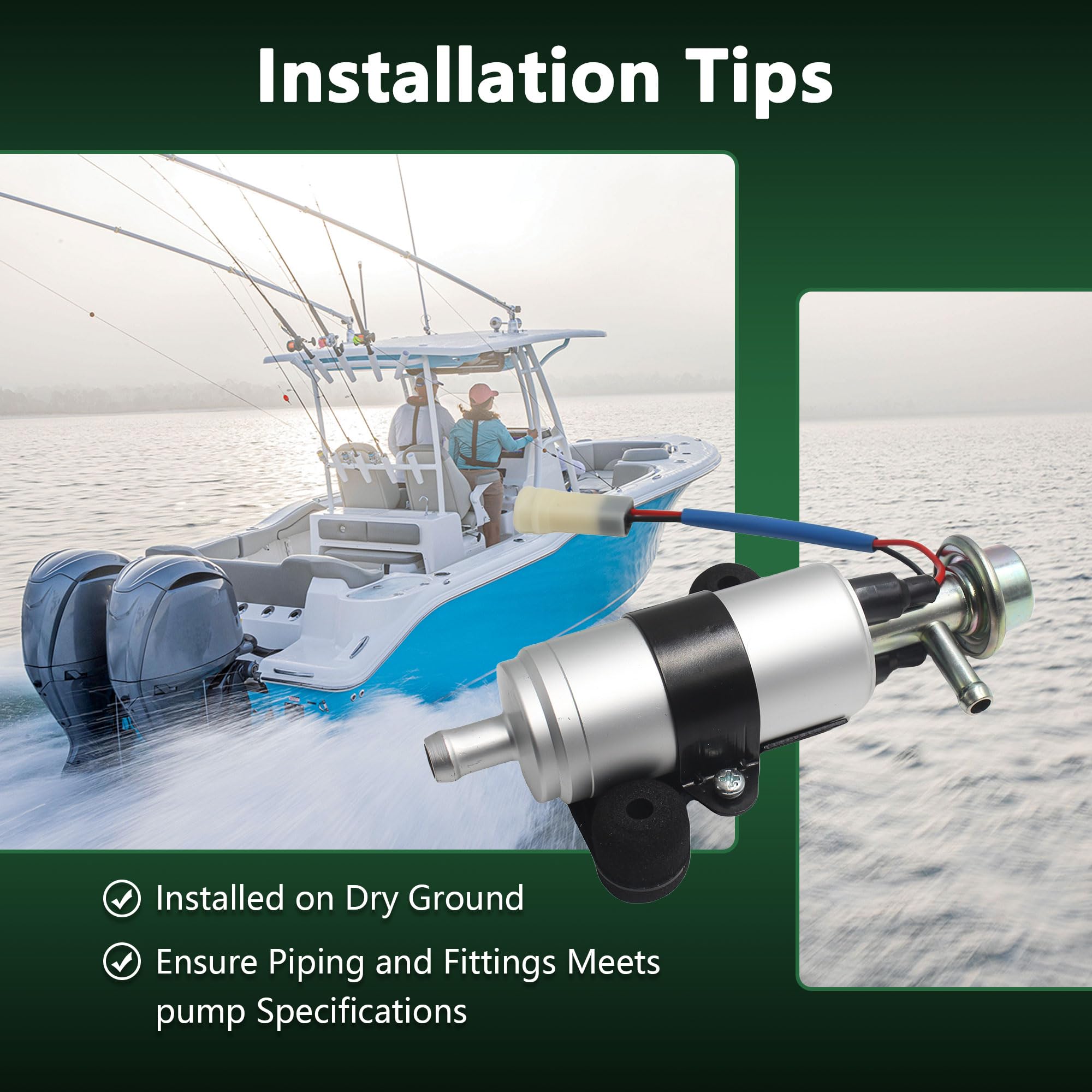 Pompe à Essence Pour Moteur Hors-Bord Pour Moto Yamaha 2 Temps 25-90Hp