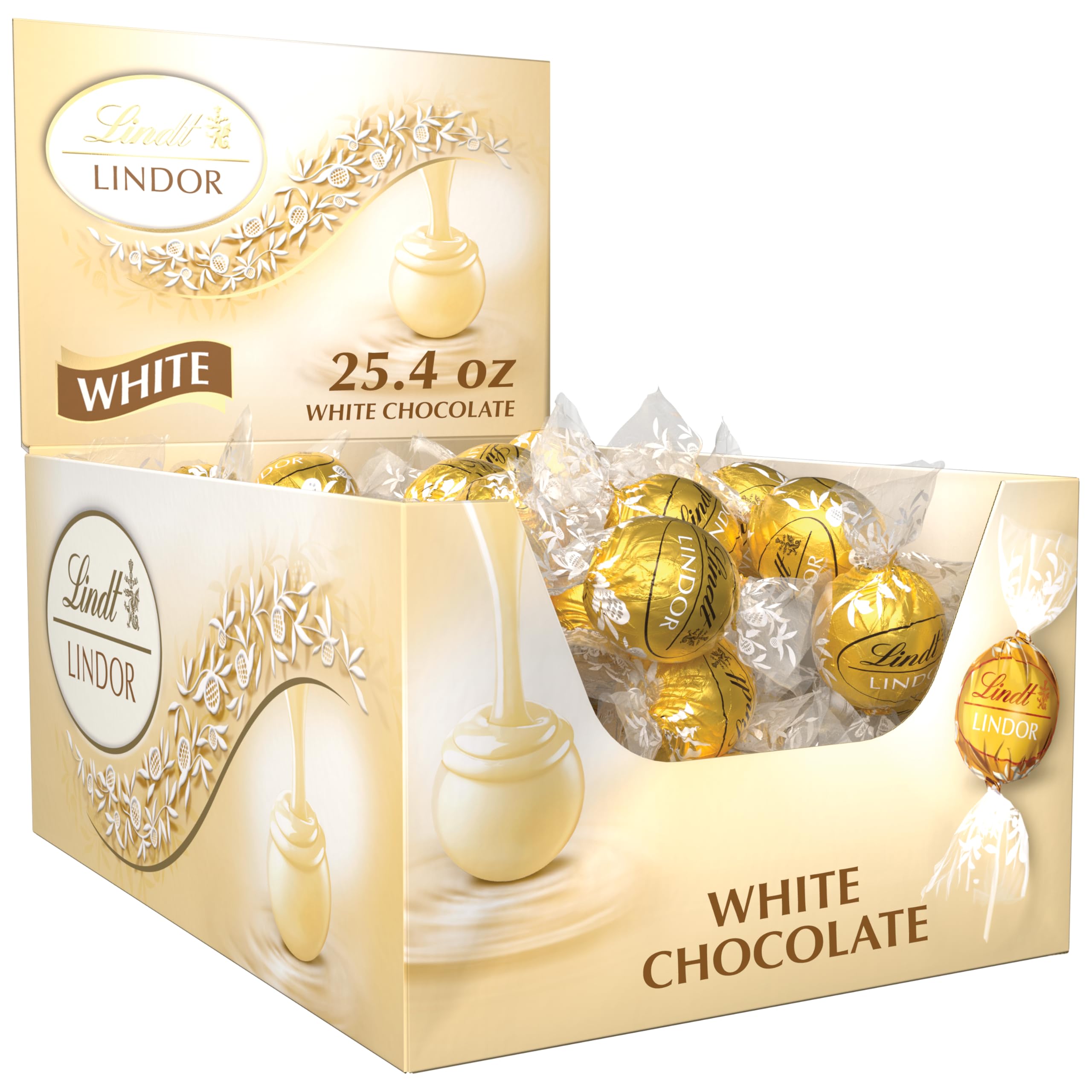 Amazon.co.jp: Lindt Lindor Truffles - White Chocolate - 60 ct by