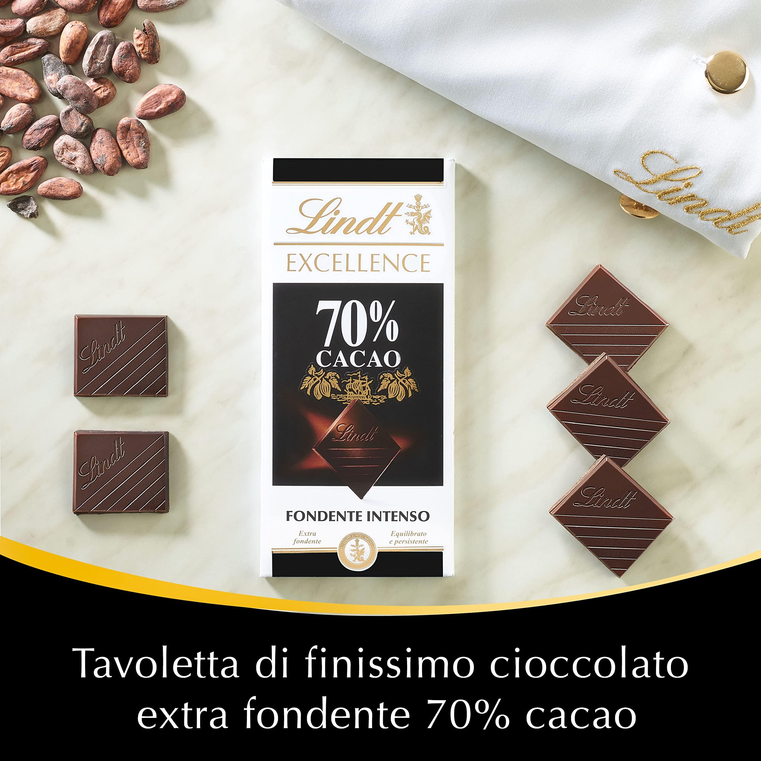 EXCELLENCE BLOCK 70% DARK CHOCOLATE (Paquete de 3) — view 4