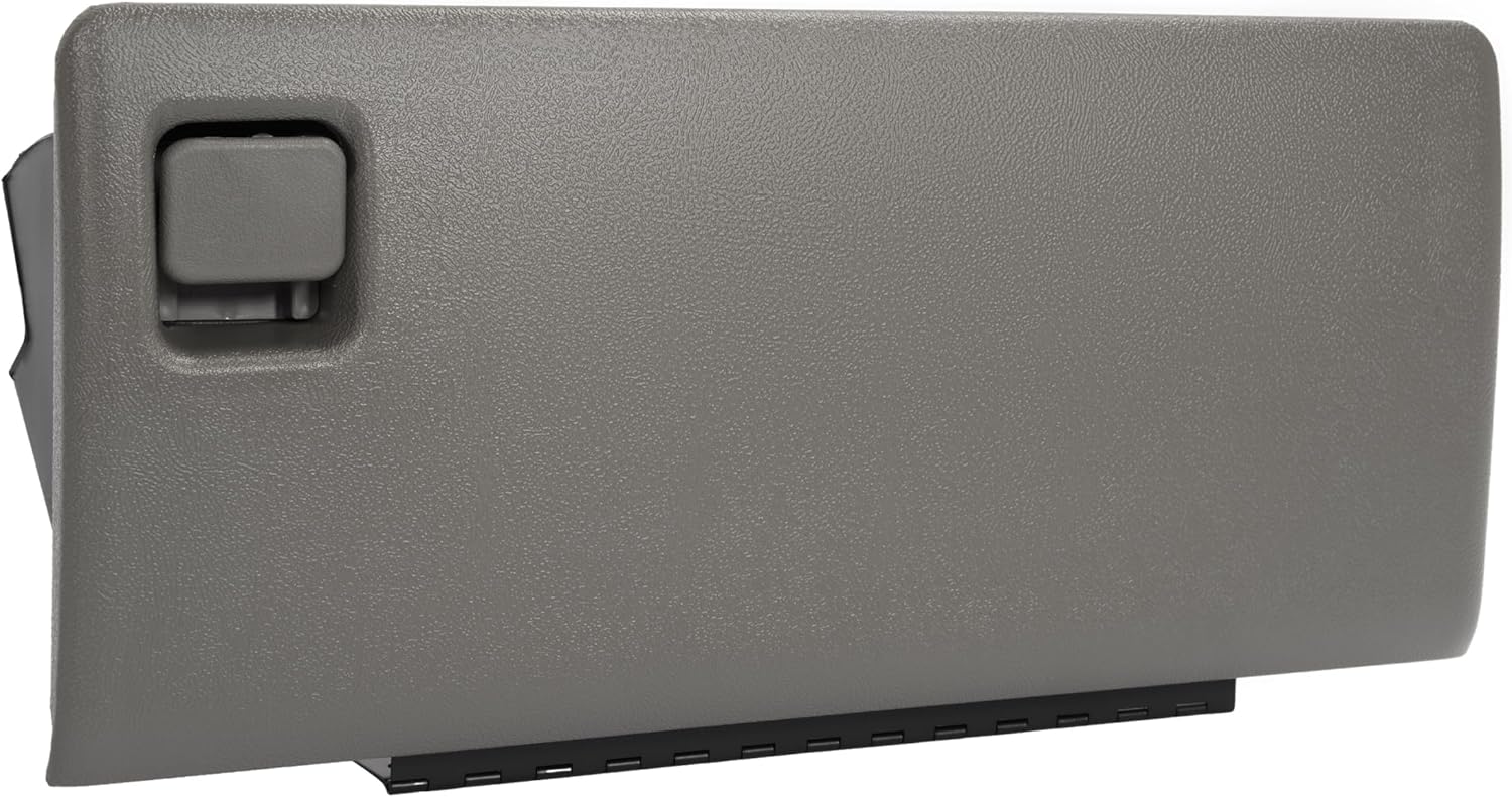 Glove Box Compatible with 2003-2007 Chevy Chevrolet Silverado GMC Sierra 1500 2500 3500 HD Replacement for 15807879 Classic Glover Box Lid & Interior Frame (Light Pewter W/O Frame)