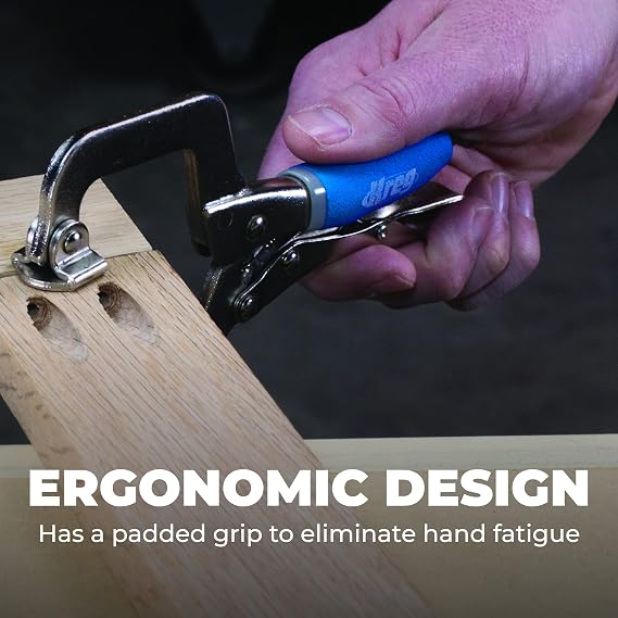 Kreg KHC-MICRO Face Clamp - 2-Inch Pocket-Hole Clamp for Flush Joints - Adjustable Pressure for Precise Woodworking - Works with Kreg Pocket-Hole Jigs - Ergonomic