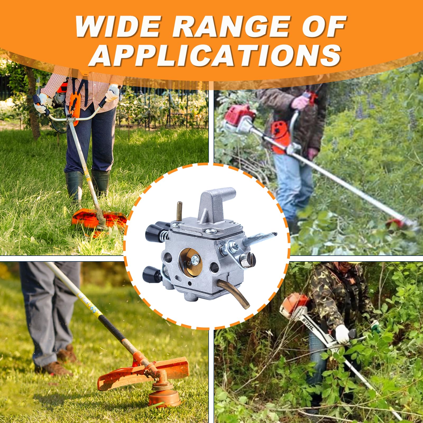 Vergaser Benzinfilter Reparatursatz für STIHL FS120 FS200 R FS020 FS202 TS200 FS250 R FS300 FS350 Trimmer Weedeater