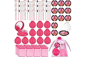 12 Sets Makeup Party Favors for Girls, Kids Spa Makeup Kit for Girls Parties
