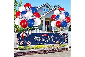 Happy 4th of July Decorations American Flag Banner