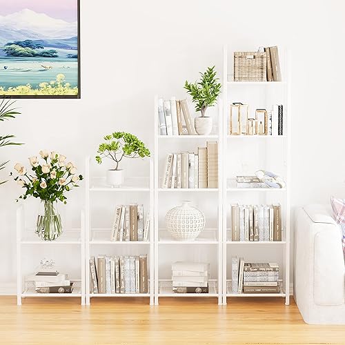 Miniatura 7 de Estantería de almacenamiento independiente para sala de estar, dormitorio, cocina, resistente a la corrosión, fácil de montar, organizador