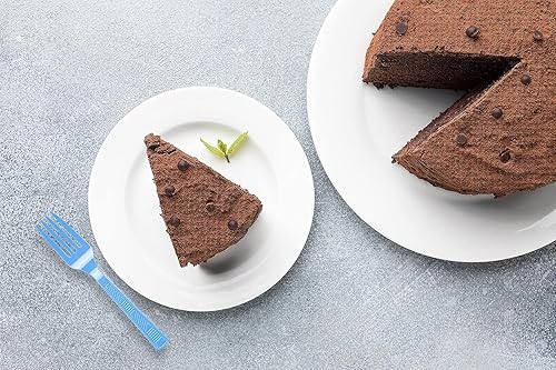 Miniatura 10 de DecorRack Juego de cubiertos de plástico de 240 piezas, sin BPA, cubiertos de plástico para cumpleaños, interiores, eventos al aire libre, fiestas,