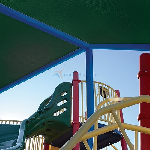 Miniatura 7 de TANG Sunshades Depot - Tela de sombra de 8 x 50 pies, 180 GSM HDPE, tela verde oscuro, rollo de hasta un 95% de bloqueo, red de malla U* V para