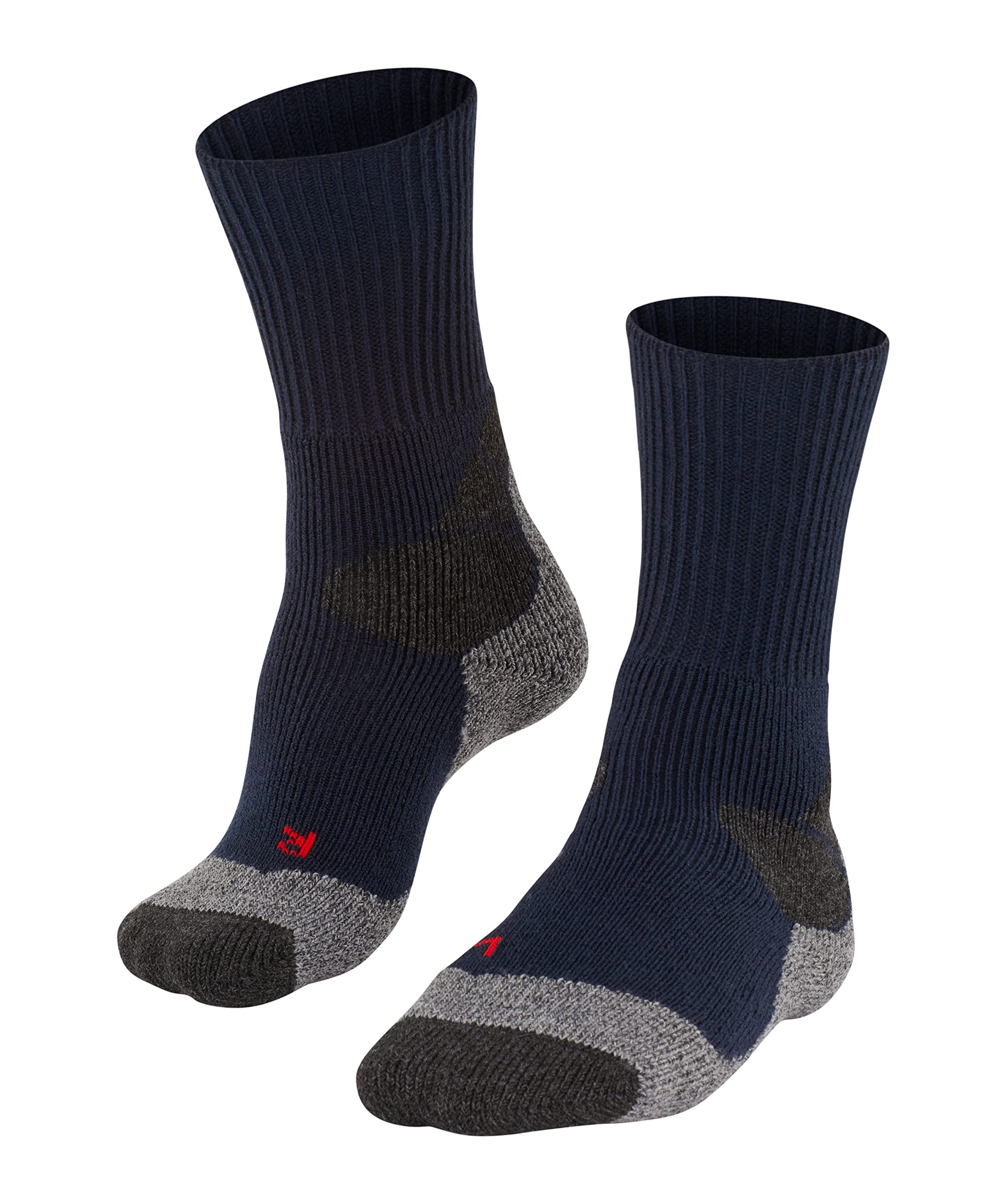 FALKE Mens TK4 Hiking Socks, Merino Wool, Blue (Marine 6120), US 6.5-8.5 (EU 39-41 ? UK 5.5-7.5), 1 Pair