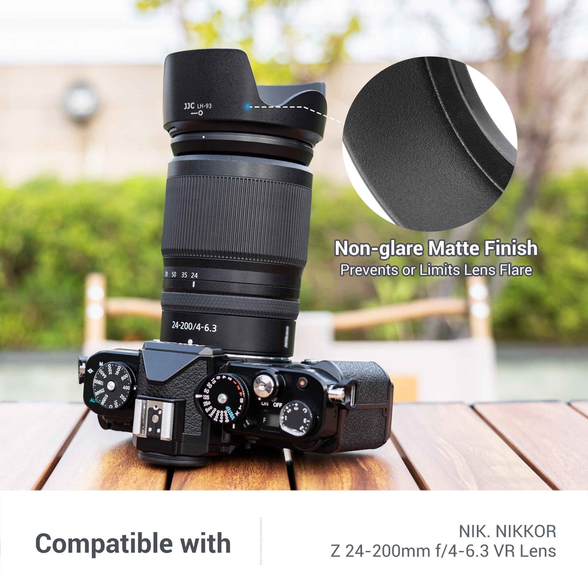Amazon.com : Lens Hood for Nikon Nikkor Z 24-200mm F4-6.3 VR