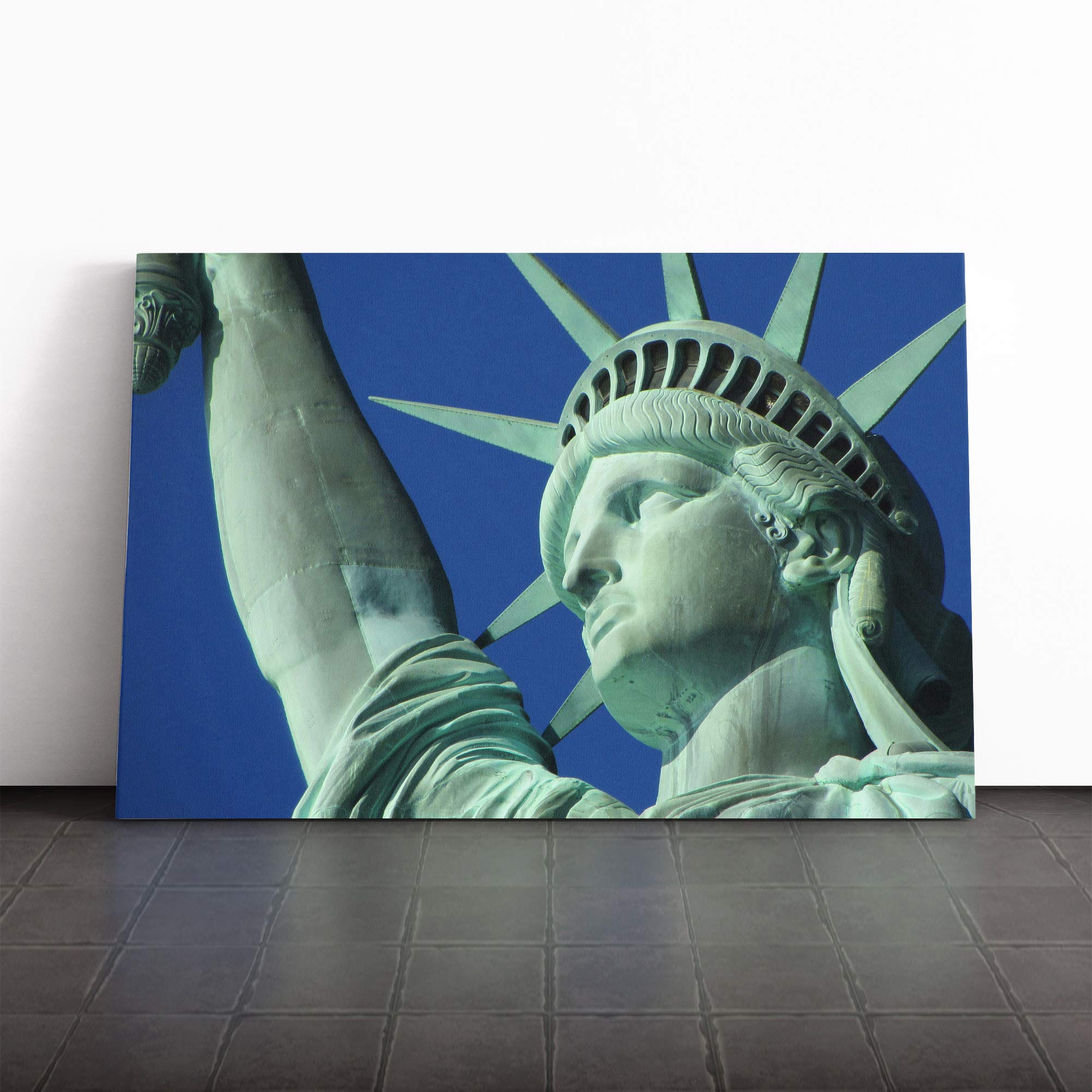 Statue of Liberty New York USA (6) Canvas Print | Gallery Wrapped 30mm Frame Wall Art | 30x20 inches | Ready to Hang | Modern Picture | Living Room Bedroom Lounge Office